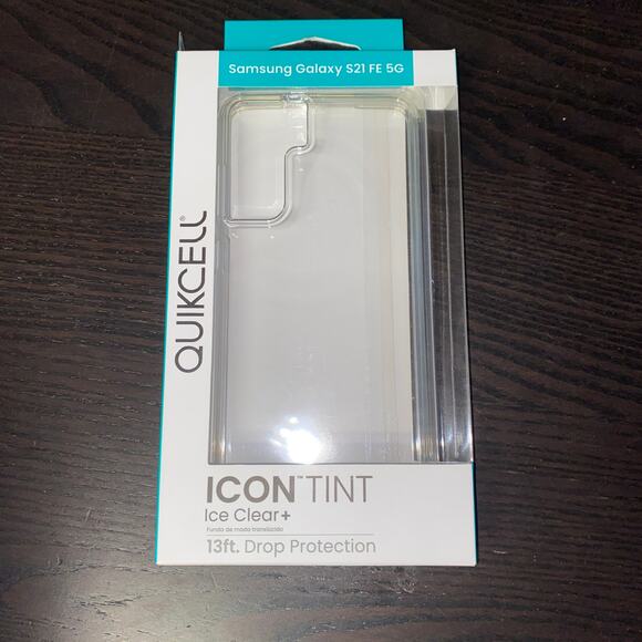 New Samsung Galaxy S21 FE/FE 5G QUIKCELL ICON TINT Transparent Case – ICE - Picture 2 of 4